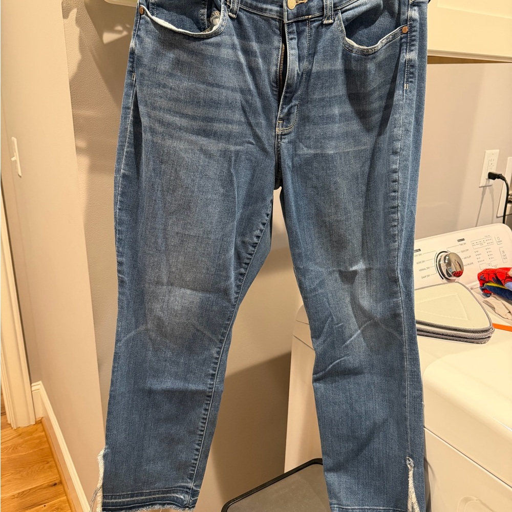 Judy Blue Women’s Split Hem Classic Straight Jeans